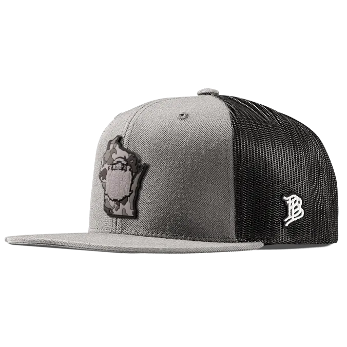 Wisconsin Camo Flat Trucker