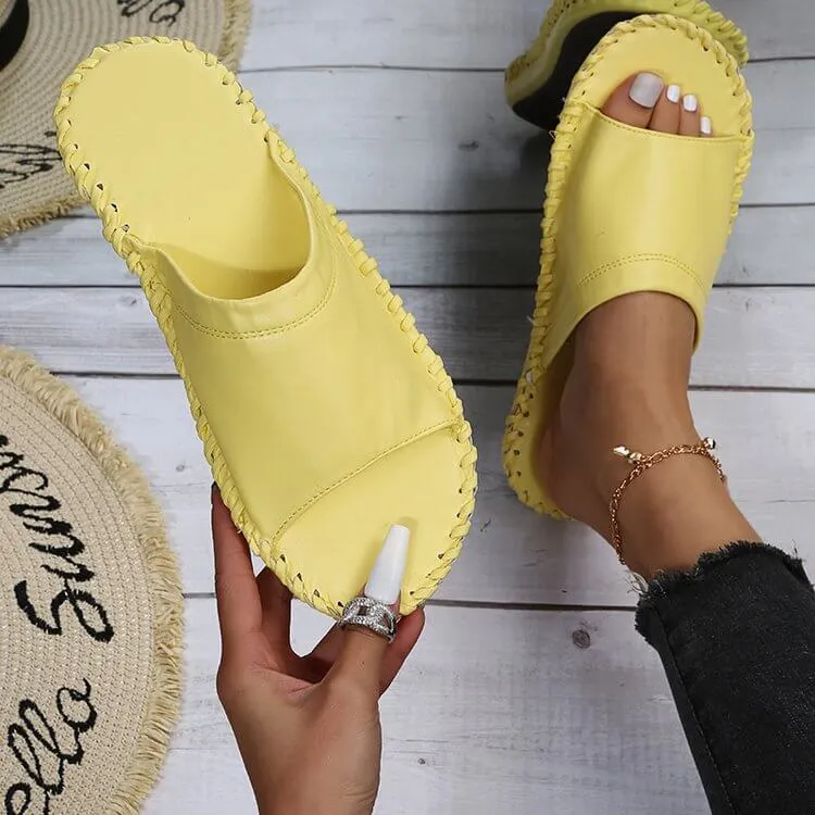Women Colorful Comfortable Flat Slippers