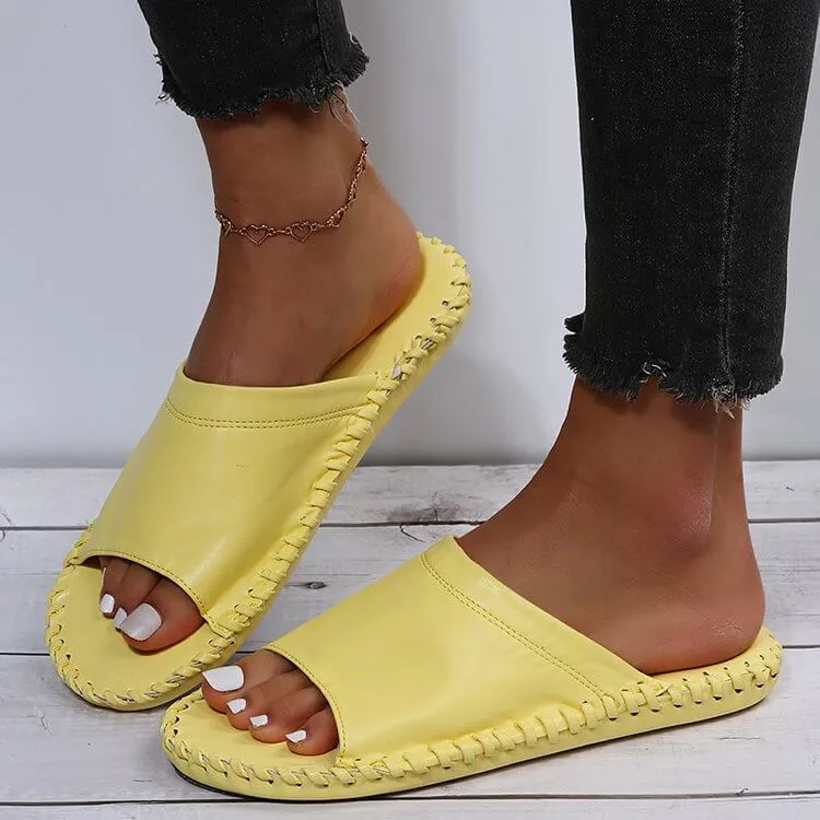 Women Colorful Comfortable Flat Slippers