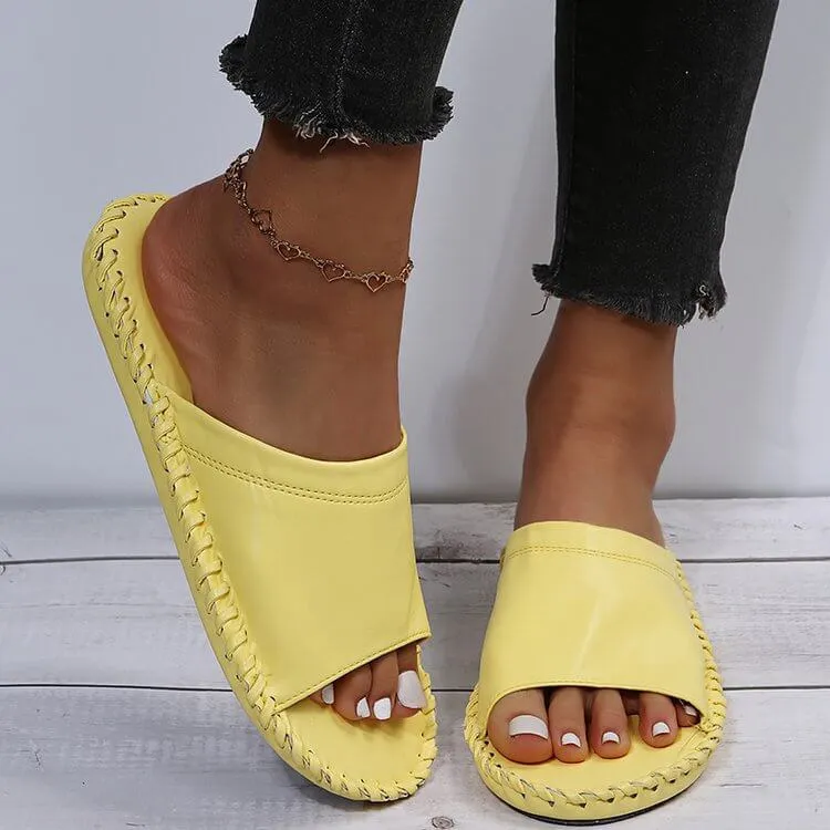 Women Colorful Comfortable Flat Slippers
