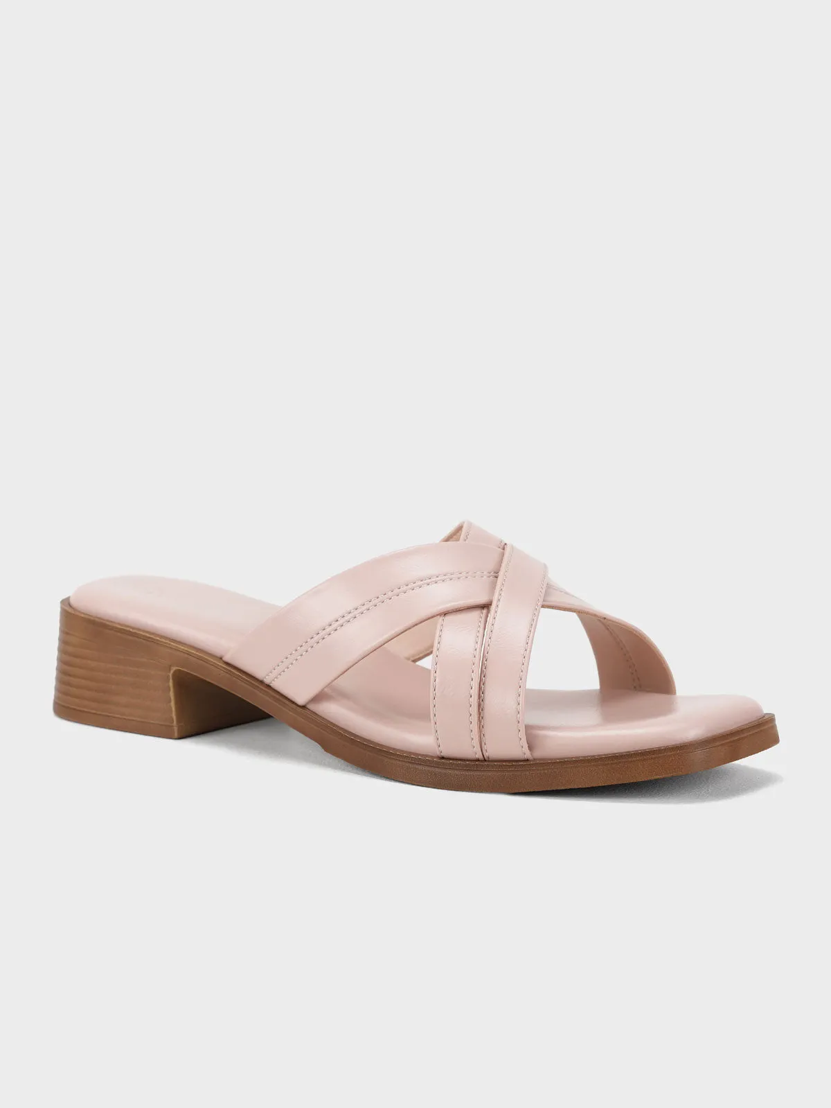 Women "DERON" Elegant Block Heel Sandals
