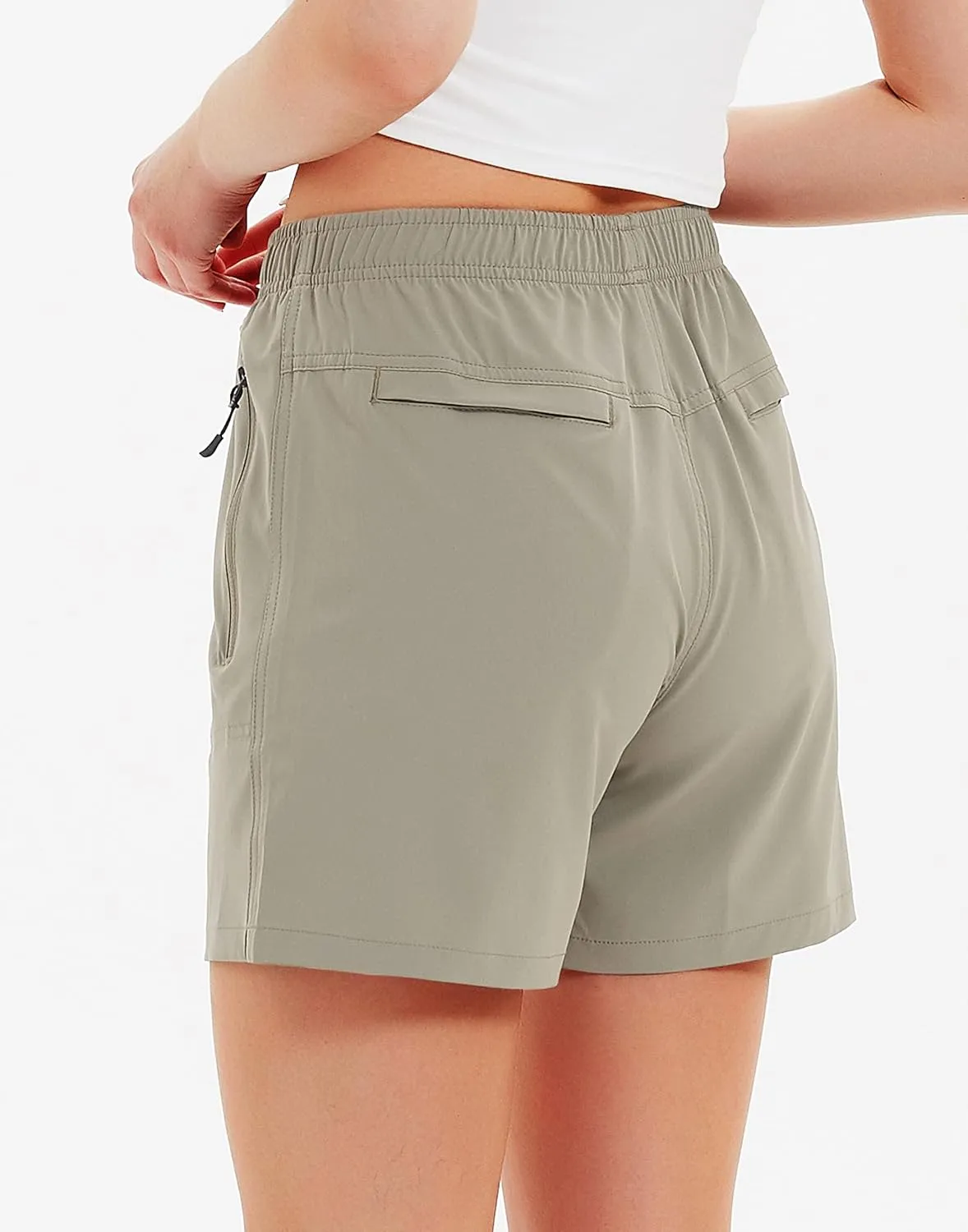 Women's 5" 7" Hiking Cargo Shorts Quick Dry Lightweight Athletic Outdoor Shorts for Workout with Zipper Pockets