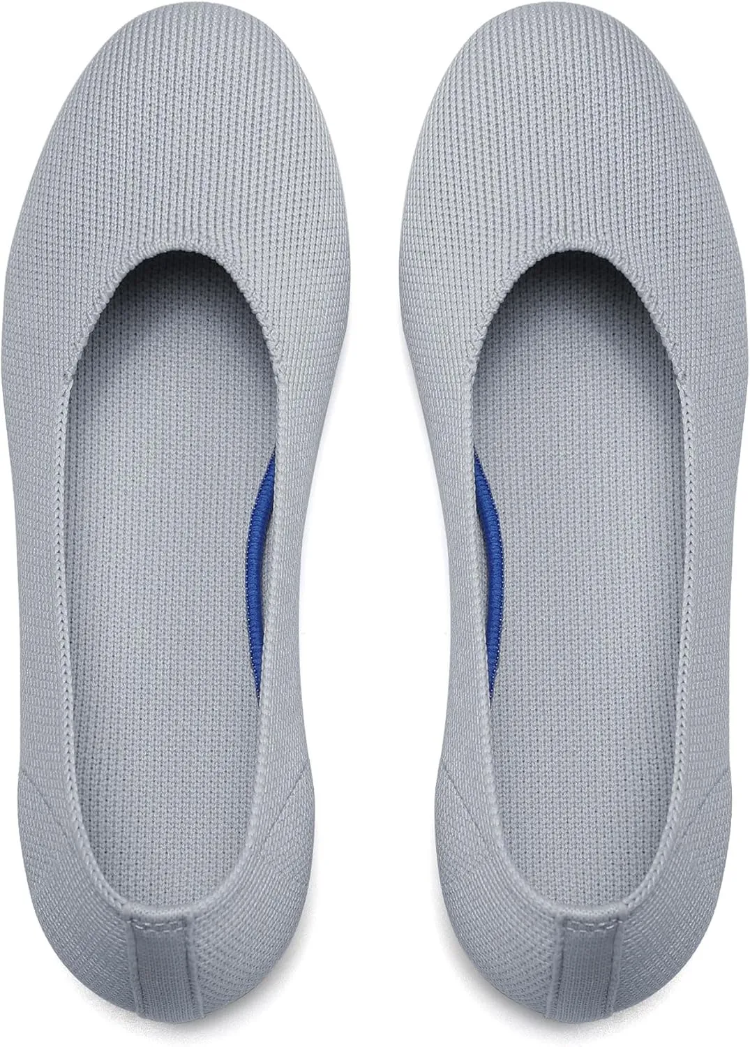 Women's Ballet Flat Dressy Casual Knit Shoes Round Toe Women Mesh Flats