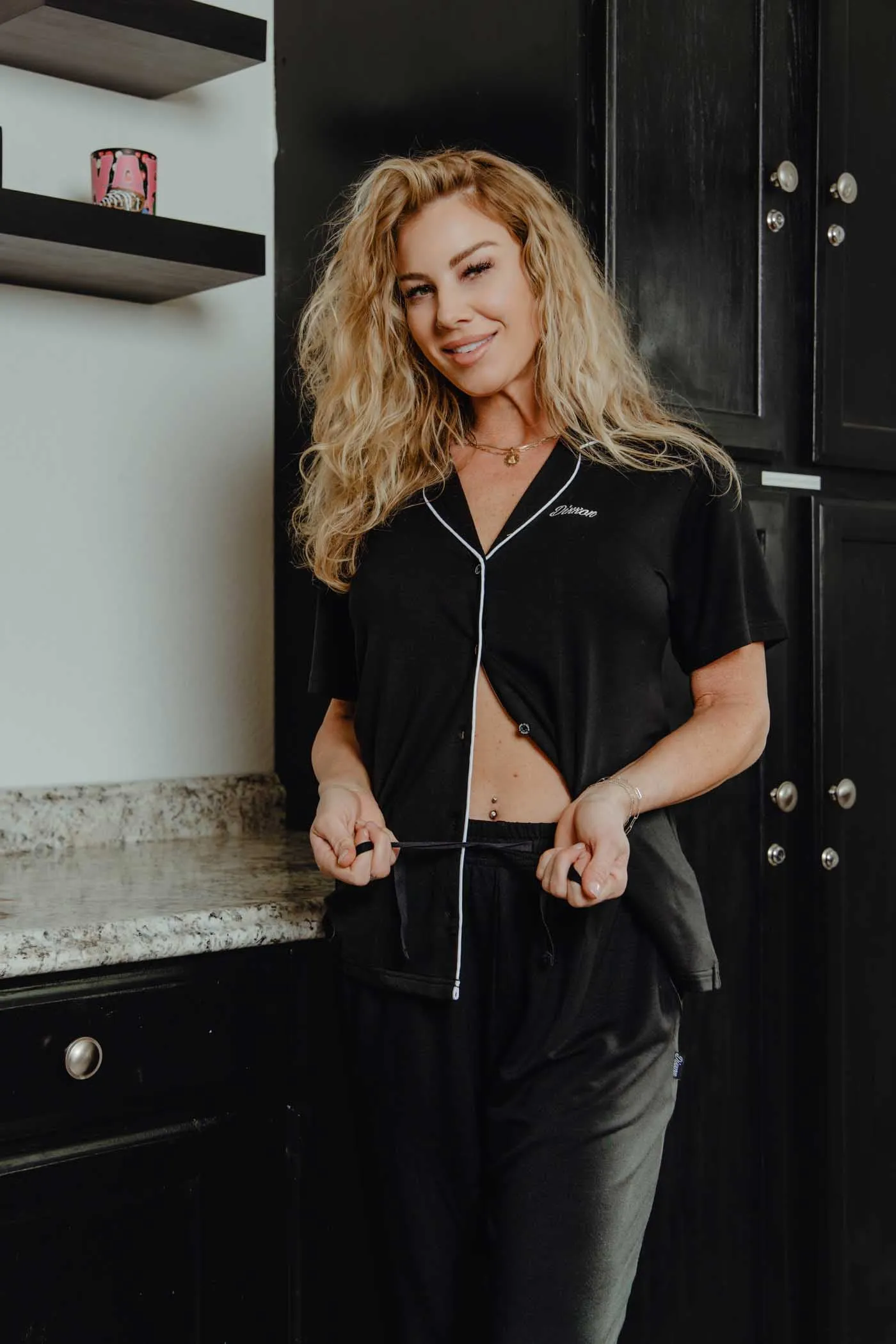 Women's Black Pajama Pants