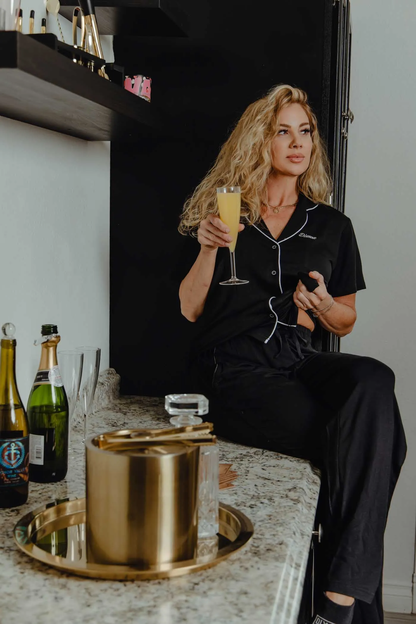 Women's Black Pajama Pants