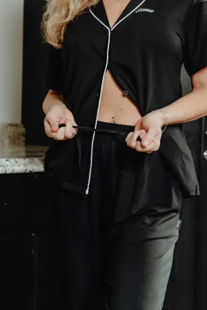 Women's Black Pajama Pants