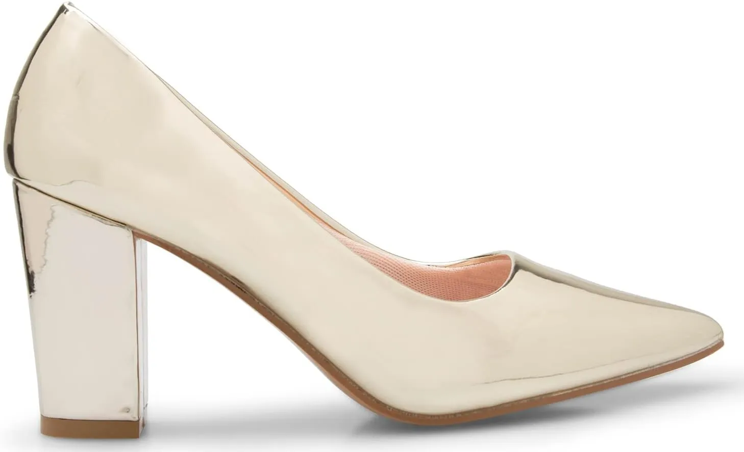 Women's Classic Pointed-Toe Elegant Pumps Low Block Heel - Adorable, Comfortable