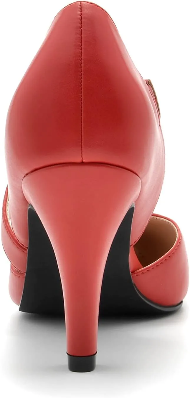 Women's Closed Toe Heel Pumps
