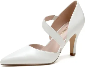 Women's Closed Toe Heel Pumps