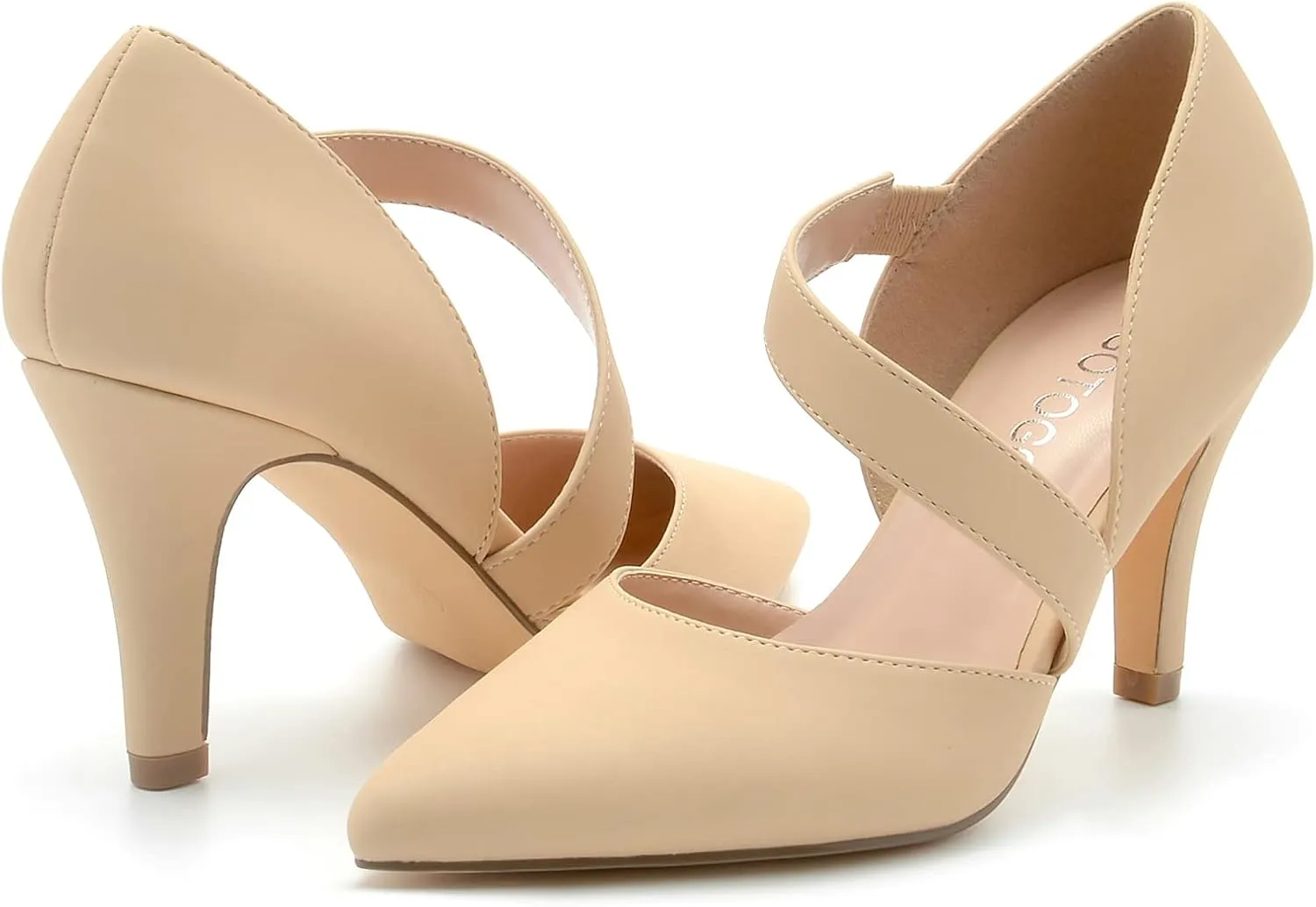 Women's Closed Toe Heel Pumps