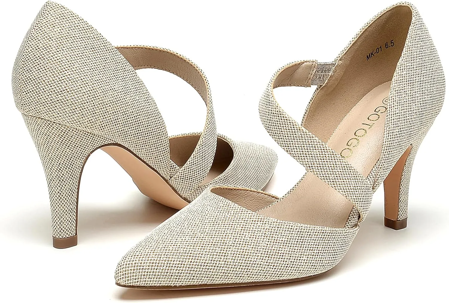 Women's Closed Toe Heel Pumps