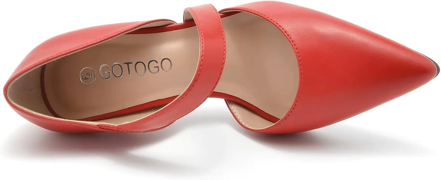 Women's Closed Toe Heel Pumps
