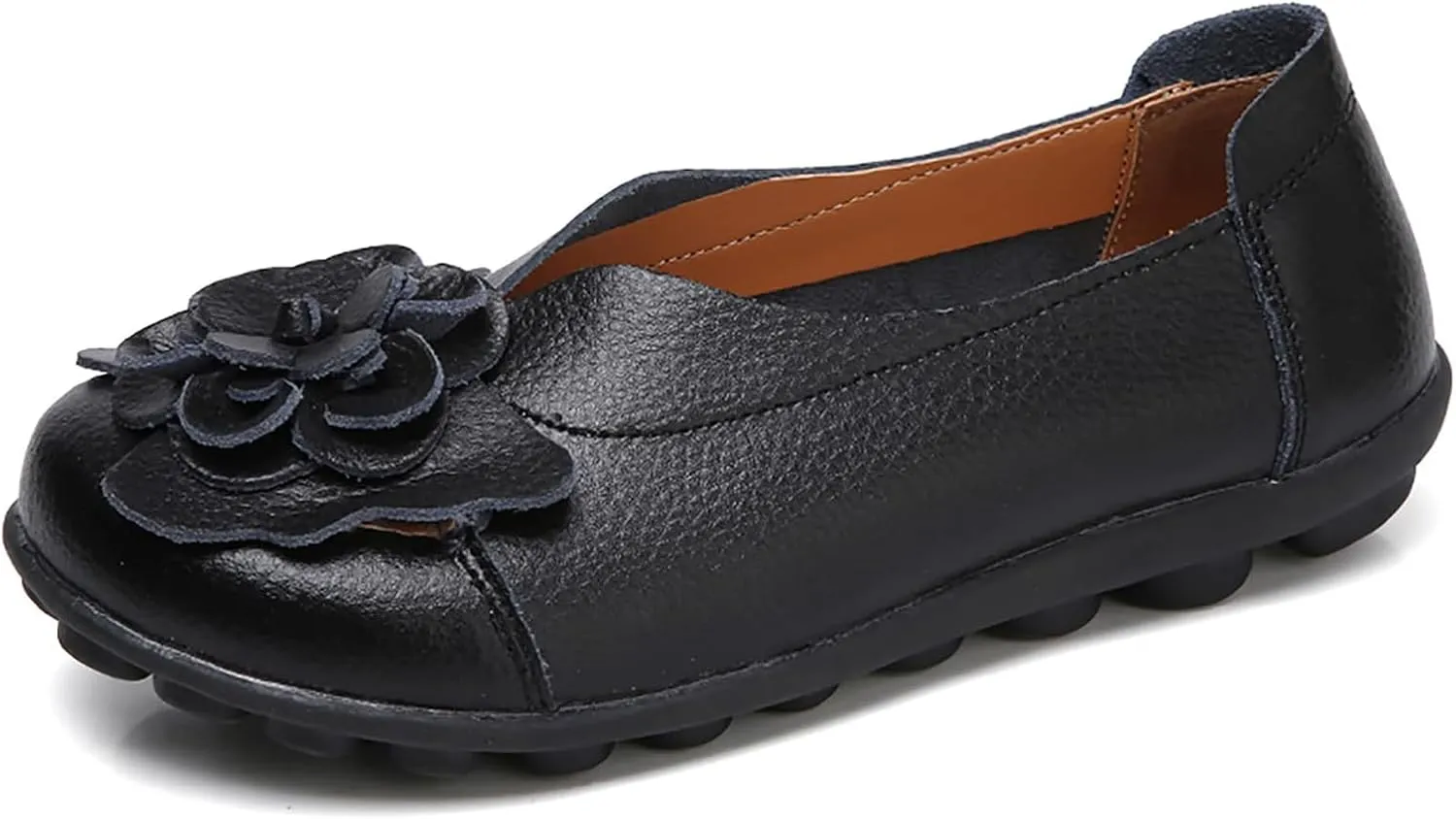 Womens Comfortable Loafers Lightweight Soft Sole Moccasins Shoes Summer Casual Slip on Flat Round Toe Driving Flats Boat Shoes