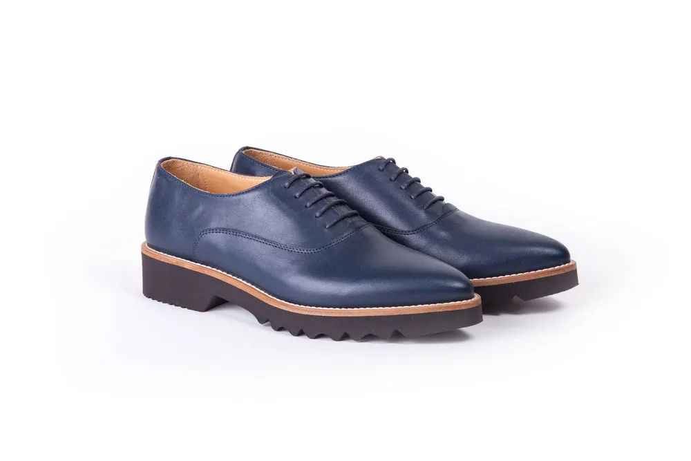 Women's Dark Blue & Tan Accented Lace Up -EX 303 (2017)