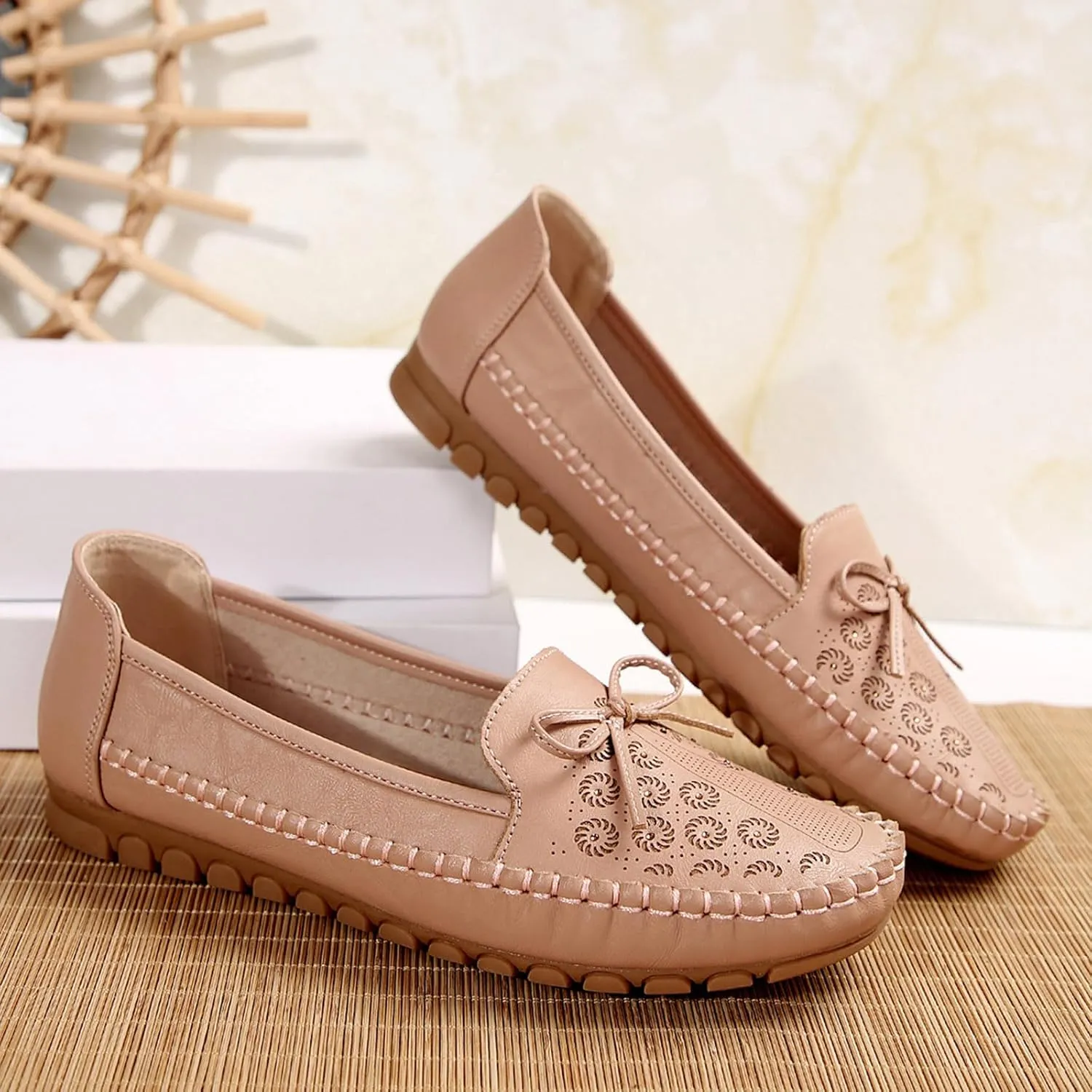 Women's Dressy Casual Slip-on Penny Loafers Comfortable Loafers Fashion Round Toe Moccasins Shoes Driving Flats 2025