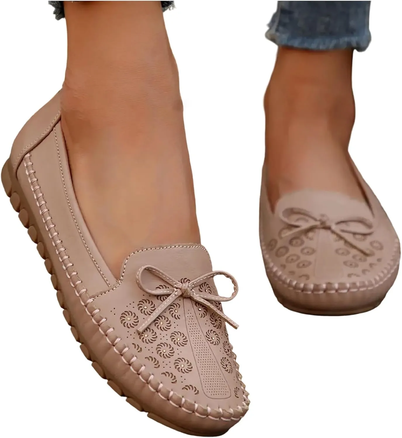 Women's Dressy Casual Slip-on Penny Loafers Comfortable Loafers Fashion Round Toe Moccasins Shoes Driving Flats 2025