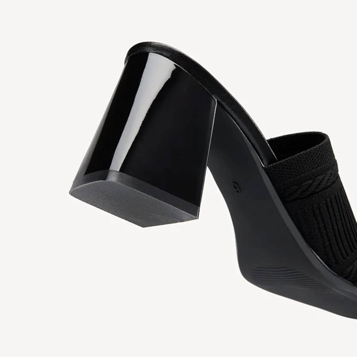 Women's Elegant Square Toe Chain Heeled Sandals Pump Shoes