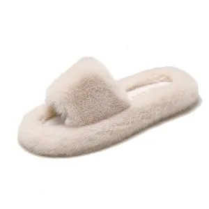 Women’s Flat Bottom Slippers – Comfortable Round Toe