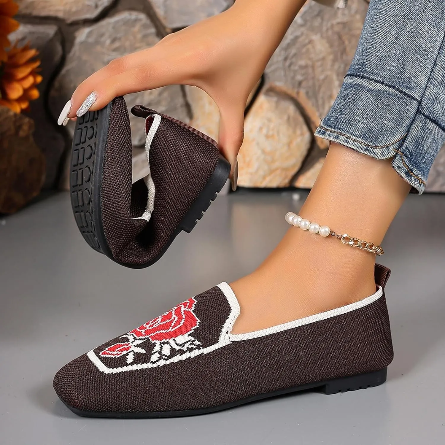 Women's Flats Shoes Comfortable Dressy Pointed Toe Washable Ballet Flat