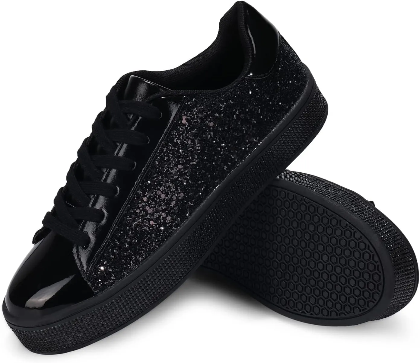 Womens Glitter Wedding Sneakers Neon Dressy Sequin Sparkly Sneakers Rhinestone Bling Bridal Shoes Shiny Tennis Shoes