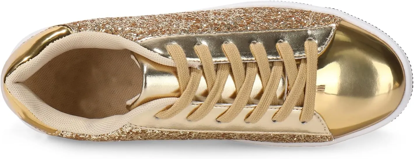 Womens Glitter Wedding Sneakers Neon Dressy Sequin Sparkly Sneakers Rhinestone Bling Bridal Shoes Shiny Tennis Shoes