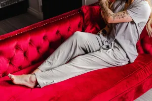 Women's Grey Pajama Pants