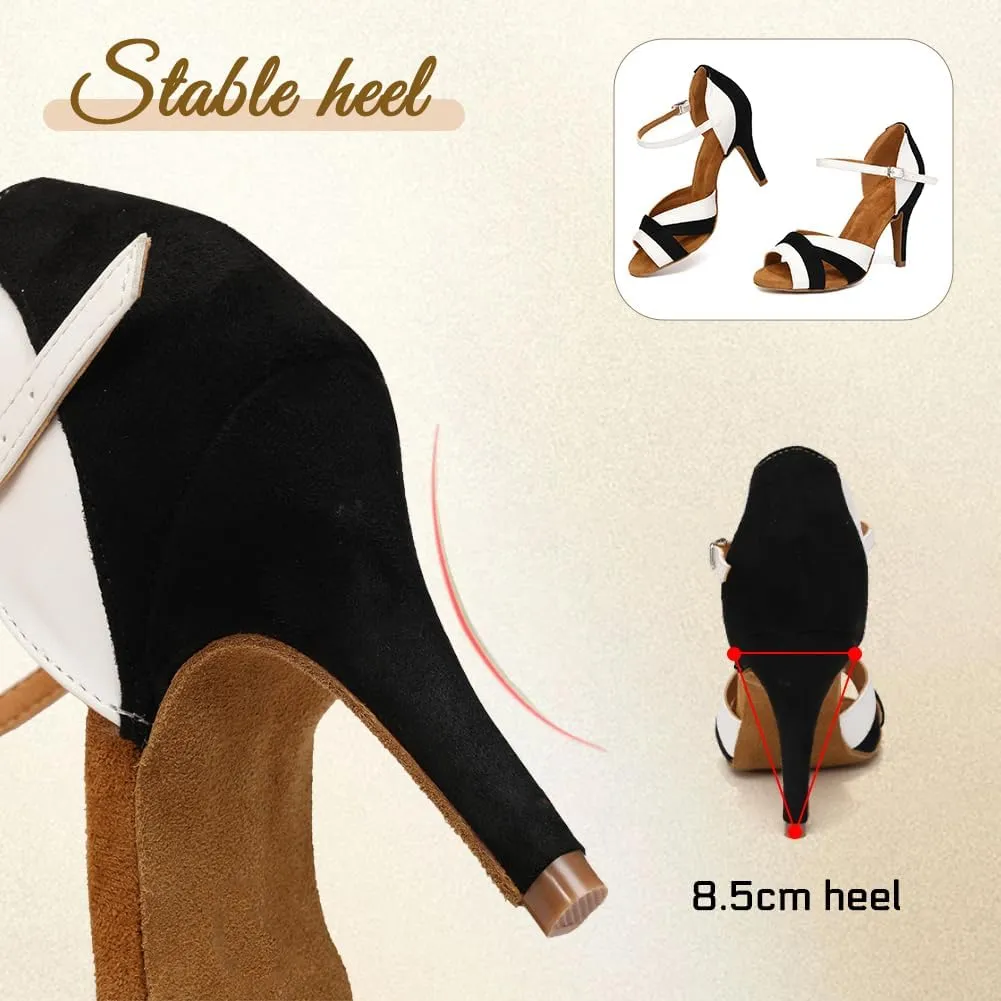 Women's Latin Salsa Elegant Ballroom Dance Shoes for Party Performance