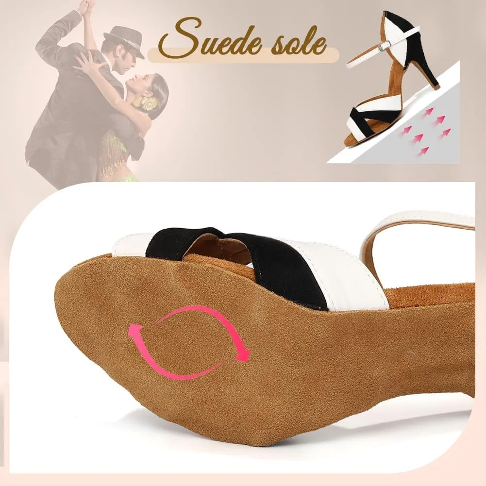 Women's Latin Salsa Elegant Ballroom Dance Shoes for Party Performance
