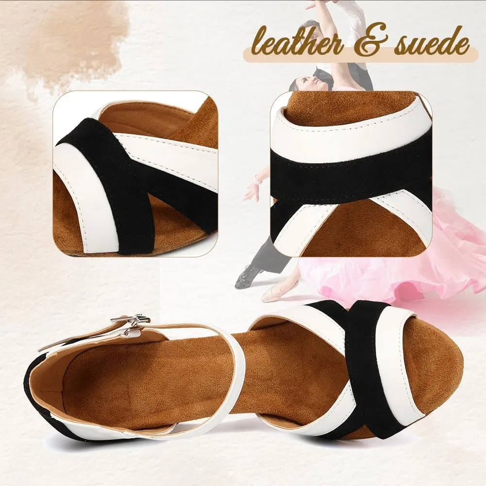 Women's Latin Salsa Elegant Ballroom Dance Shoes for Party Performance