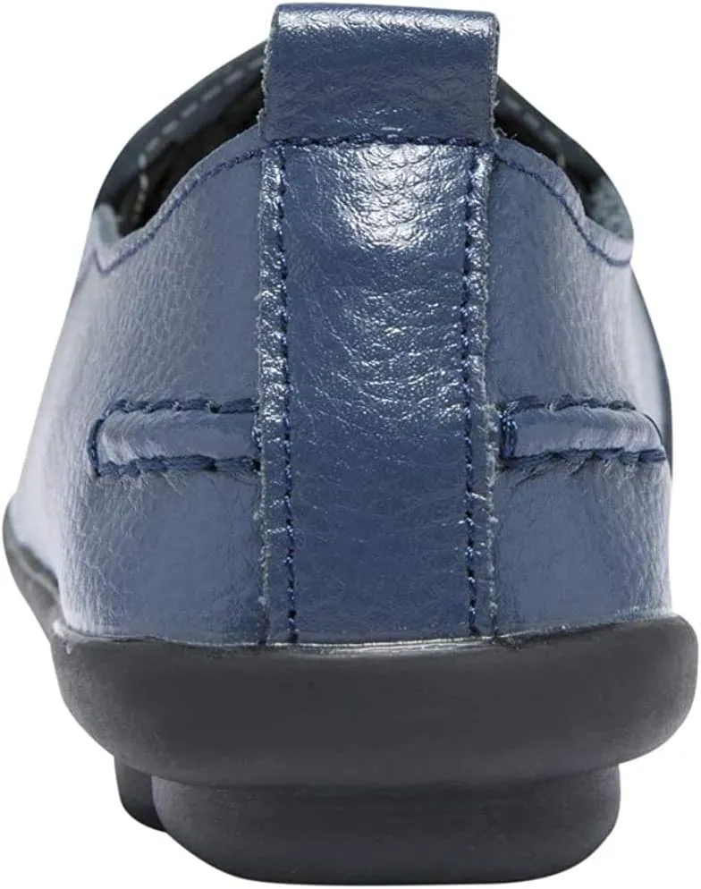 Women's Leather Loafers Comfortable Flat Shoes