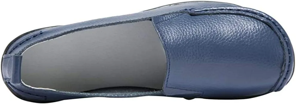 Women's Leather Loafers Comfortable Flat Shoes