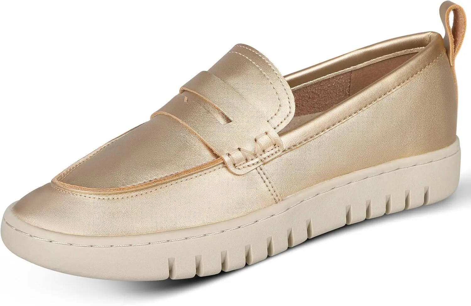 Women's Leather Loafers Flats Slip-ons Shoes Fashion Comfort Casual Lightweight Loafers