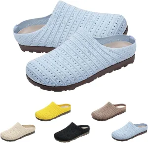 Women's mesh textured flat sandals, comfortable non-slip and breathable,Fashionable and Comfortable Women's Shoes Lady Shoe Slipper
