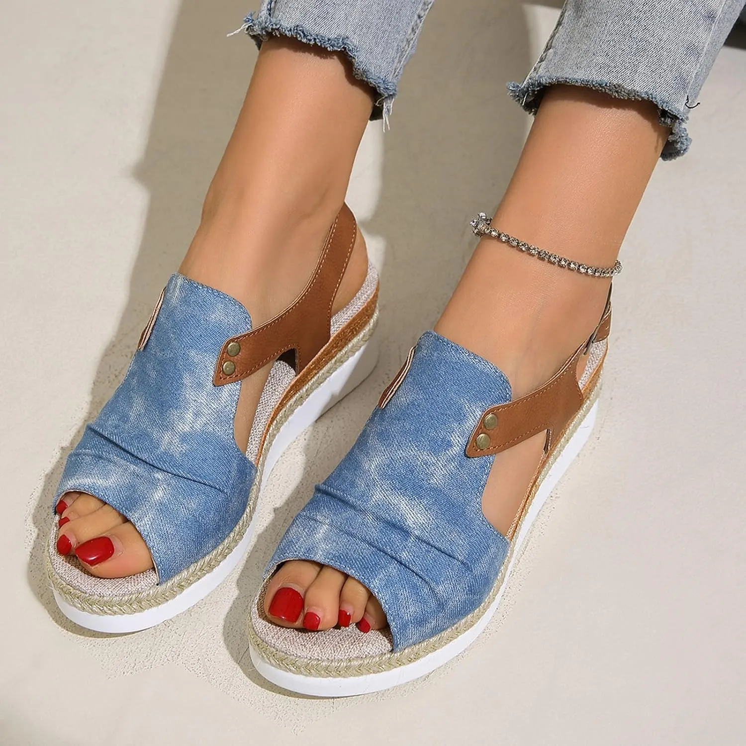 Women's Orthopaedic Shoes, Open Toe Flip Flops, Comfortable Sandals, Leisure Mules, Summer Outdoor Beach Slippers