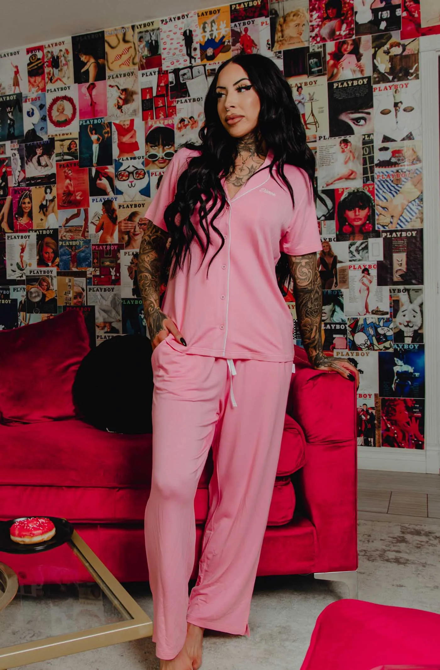 Women's Pink Pajama Pants