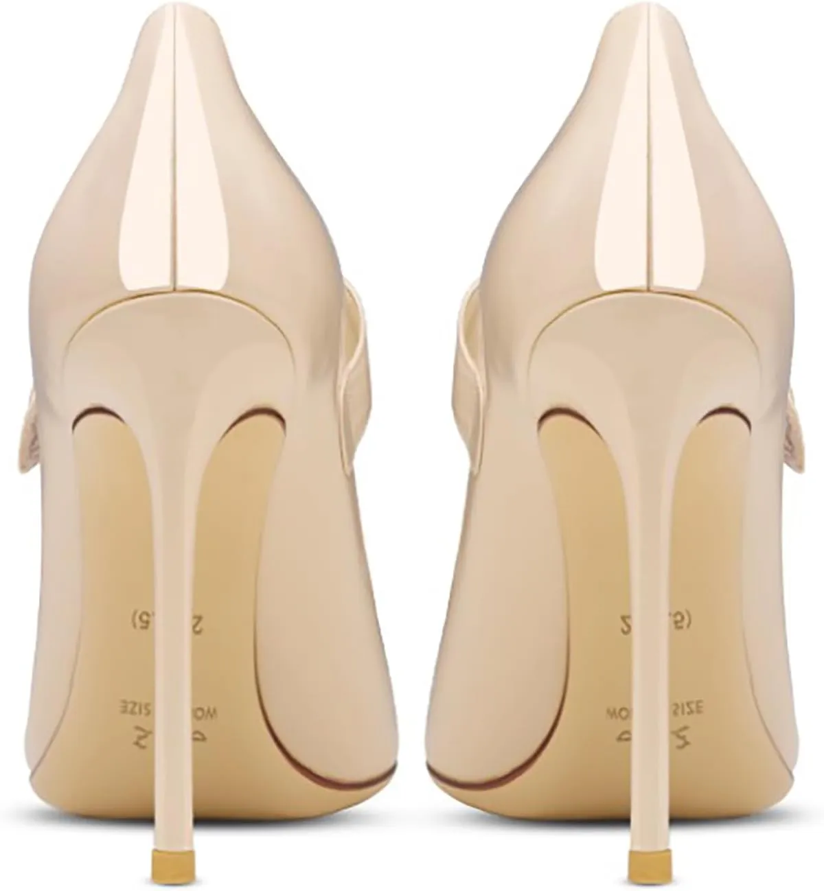 Womens Pointed-Toe Bag-Toe Ankle Strap 4.7 in High Heels Pumps Party Nightclub Wedding Daily Wild Shoes