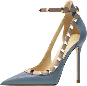 Women's Pointed-Toe Bag-Toe Strappy High-Heeled Shoes Sexy Stiletto Pumps