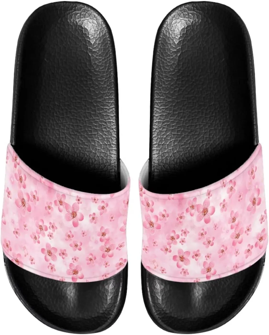 Women's Slide House Slippers Non-slip Shower Shoes Fashion Beach Sandals Indoor Bathroom Slides Lightweight SizeUS 6-13.5