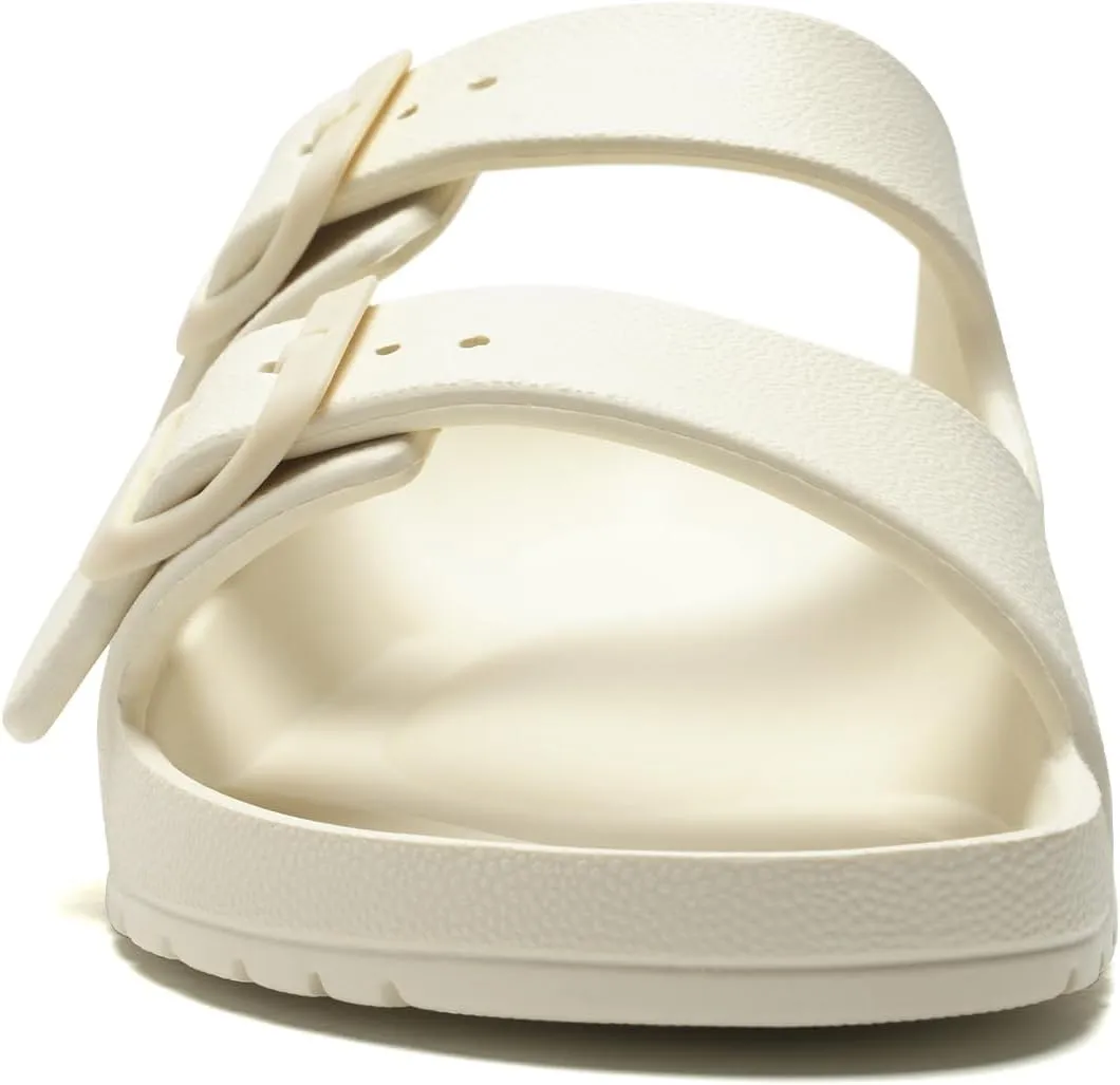 Womens Slide Sandals Arch Support Sandals Adjustable Strap Soft Sole Orthopedic Footbed Slides