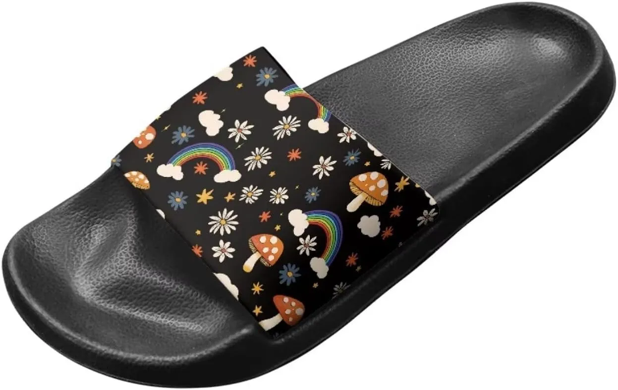 Women's Slide Sandals Casual Beach Pool Sandals Anti Slip Indoor & Outdoor Slide Slippers