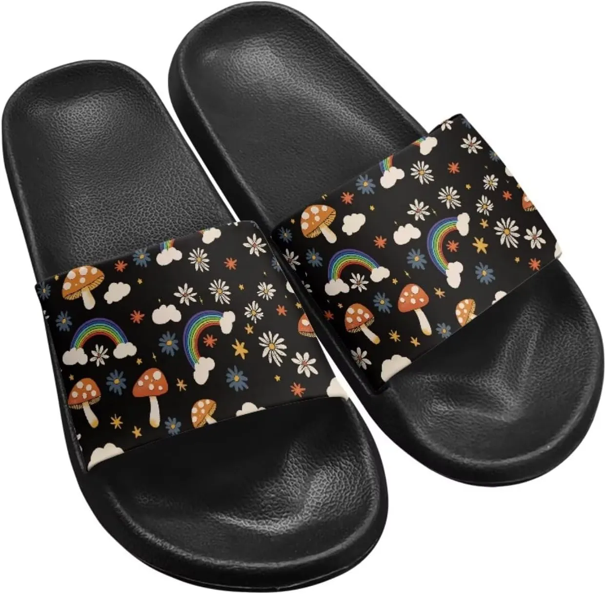 Women's Slide Sandals Casual Beach Pool Sandals Anti Slip Indoor & Outdoor Slide Slippers
