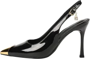 Womens Slingback Pointed Toe Stiletto Pumps Closed Toe Kitten Heels Sandals Prom Wedding Party Dress Shoes,Wide Fit,5cm/7cm/9cm Heel Court Shoes