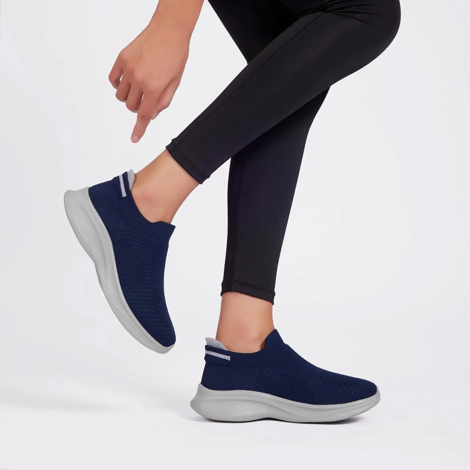 Women’s Slip on Walking Shoes Breathable Comfort Lightweight Sock Shoe Non Slip Work Shoes Fashion Running Tennis Sneakers