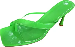 Women's Strappy Cross High Heel Solid Textured Elegant Summer Sandals Beach Party Trendy Slip on Sandal
