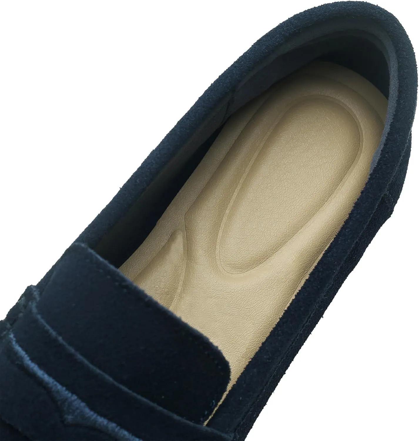 Women's Suede Leather Driving Loafers Comfortable and Elegant Mocasin Shoes Penny Shoes