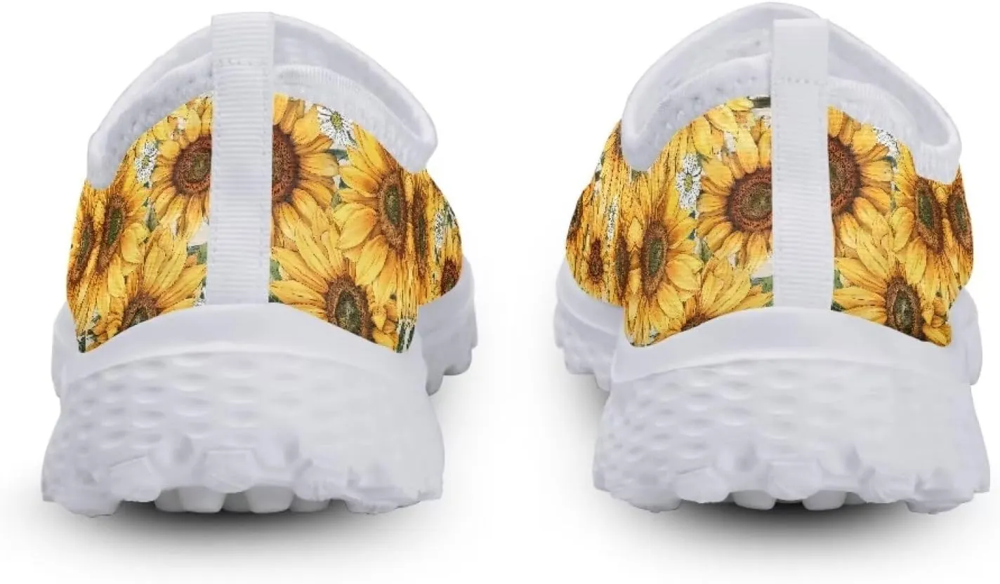 Women's Walking Shoes Men Mesh Sneaker Flat Slip On Breathable Trainers US 5-12
