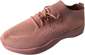Womens Walking Shoes Tennis Running Shoes Work Gym Tennis Athletic Sports Breathable Lightweight Sneaker Comfort Mesh Soft Sole Non Slip Fashion Athletic Sneakers