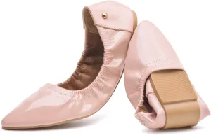 WONDERWAY Womens Foldable Ballet Flats, Comfortable Flat Breathable Ballet Shoes