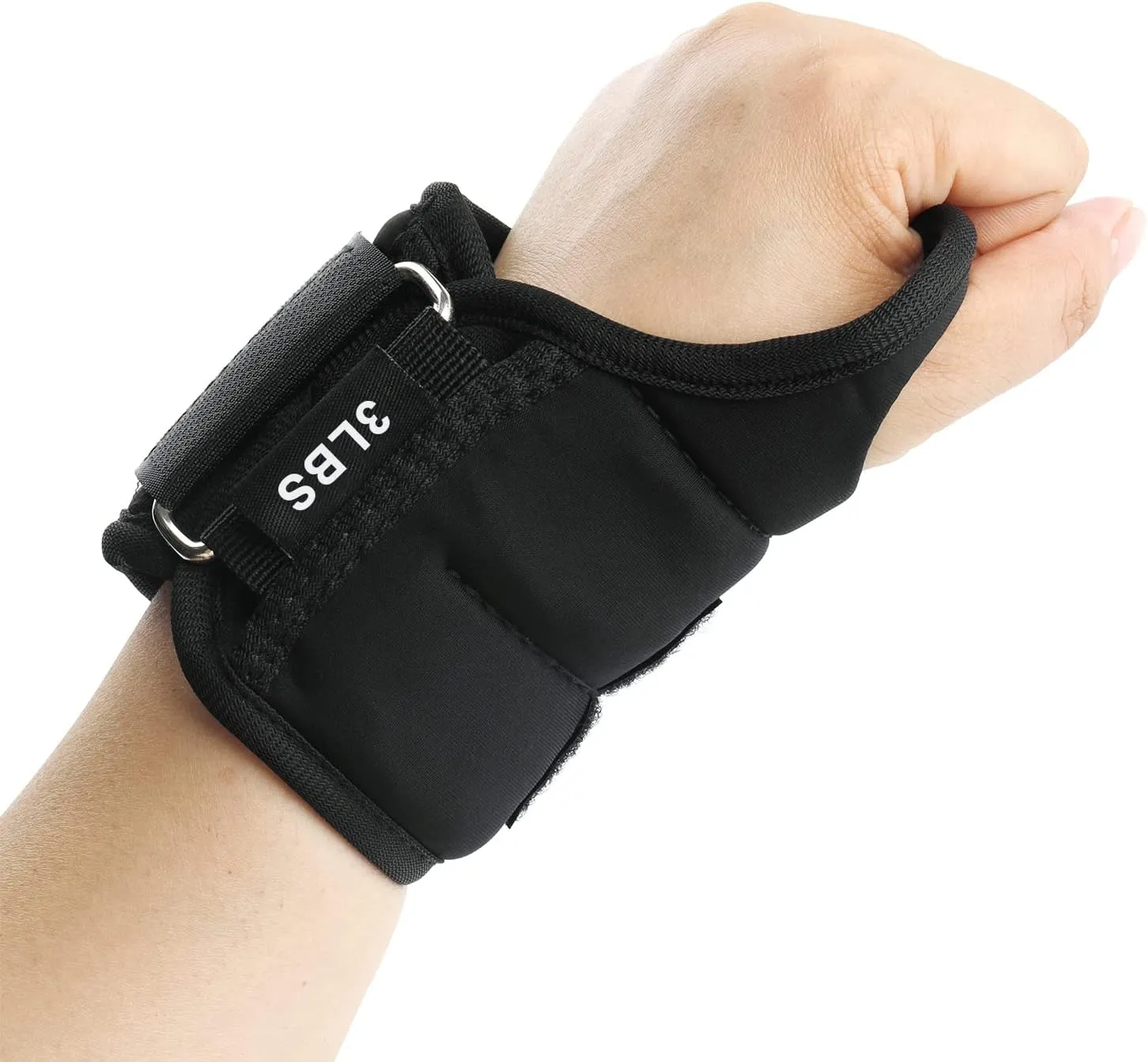 Wrist Weights with Thumb Loops Lock for Women Men Kids 1 Pair 2 3 4 5 6 LBS Arm Weight Ankle Weights Weighted Gloves for Running Walking Jogging Physical Therapy Gym Workout Cardio Exercises