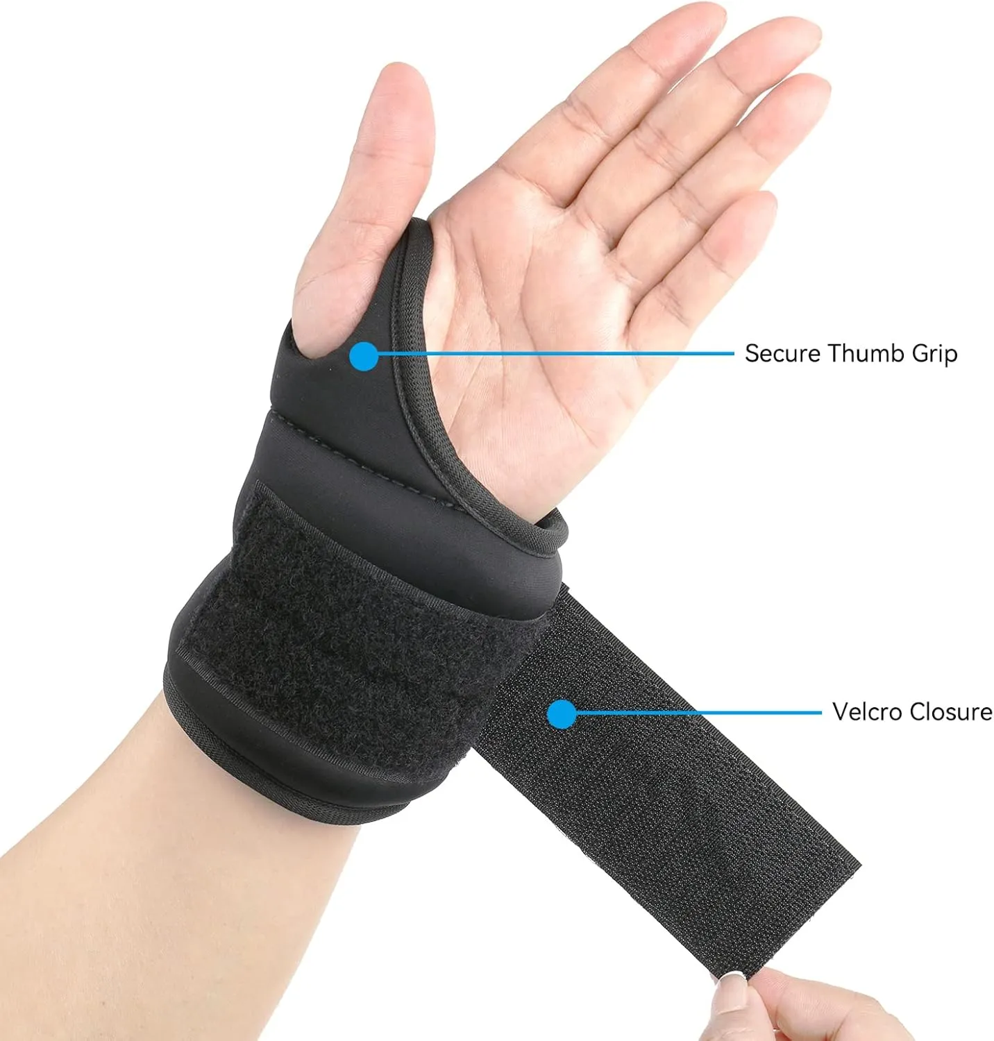 Wrist Weights with Thumb Loops Lock for Women Men Kids 1 Pair 2 3 4 5 6 LBS Arm Weight Ankle Weights Weighted Gloves for Running Walking Jogging Physical Therapy Gym Workout Cardio Exercises
